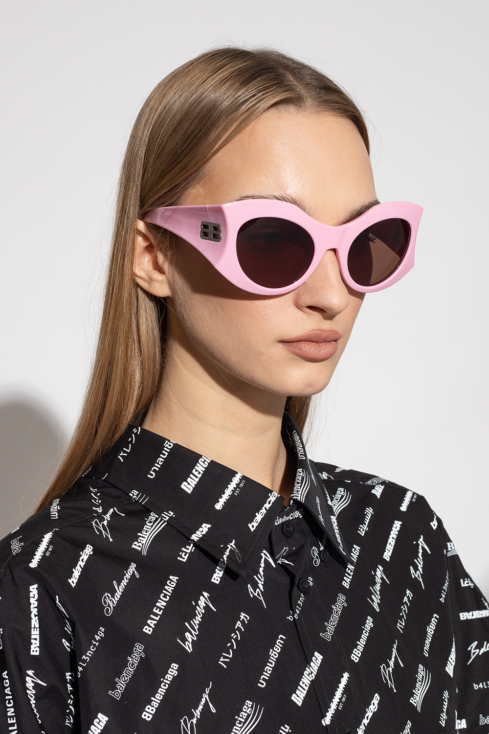 Balenciaga best sale pink sunglasses